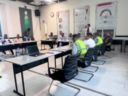 Art Edge Trading giving training for COCA COLA staff members.